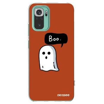 Picasee husă transparentă din silicon pentru Xiaomi Redmi Note 10 Pro - Boo