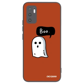Picasee husă neagră din silicon pentru Xiaomi Redmi Note 10 5G - Boo