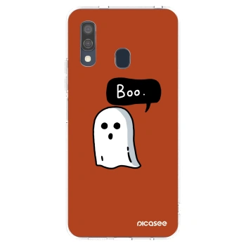 Picasee husă transparentă din silicon pentru Samsung Galaxy A40 A405F - Boo
