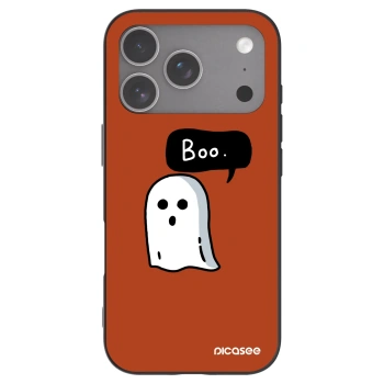 Picasee husă neagră din silicon pentru Apple iPhone 18 Pro - Boo