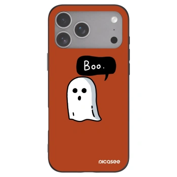 Picasee husă neagră din silicon pentru Apple iPhone 18 Pro Max - Boo