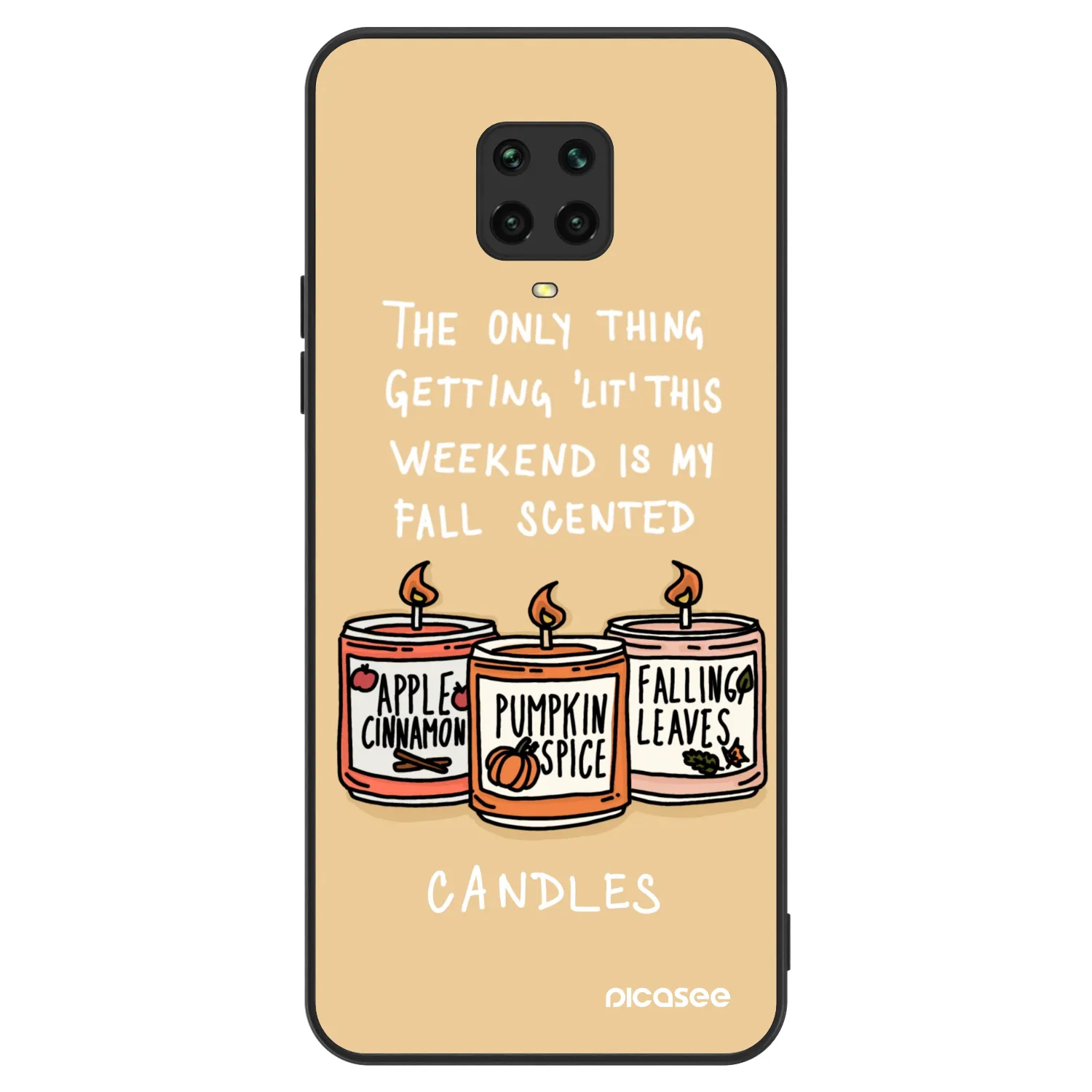 Picasee ULTIMATE CASE pentru Xiaomi Redmi Note 9 Pro - Candles