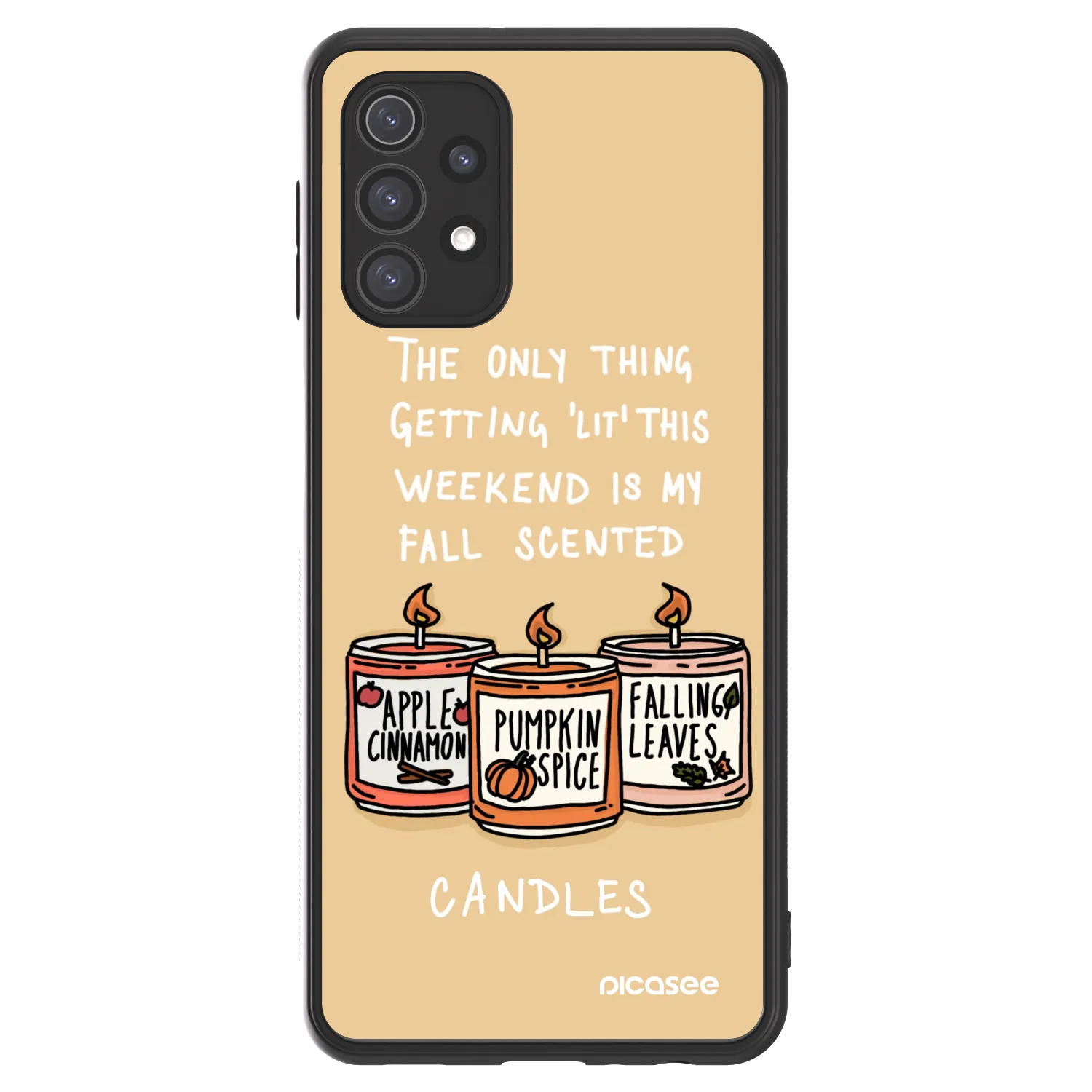 Picasee ULTIMATE CASE pentru Samsung Galaxy A32 5G A326B - Candles