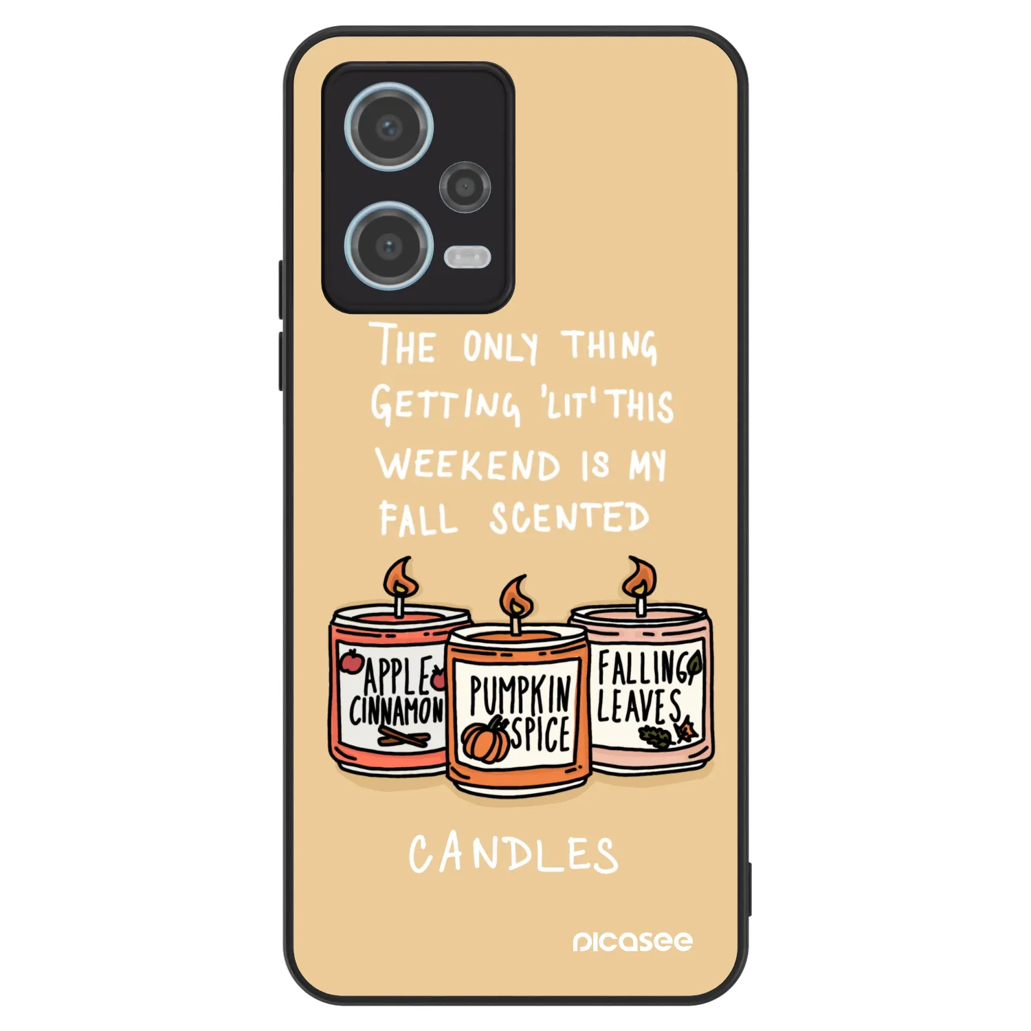 Picasee ULTIMATE CASE pentru Xiaomi Redmi Note 12 5G - Candles