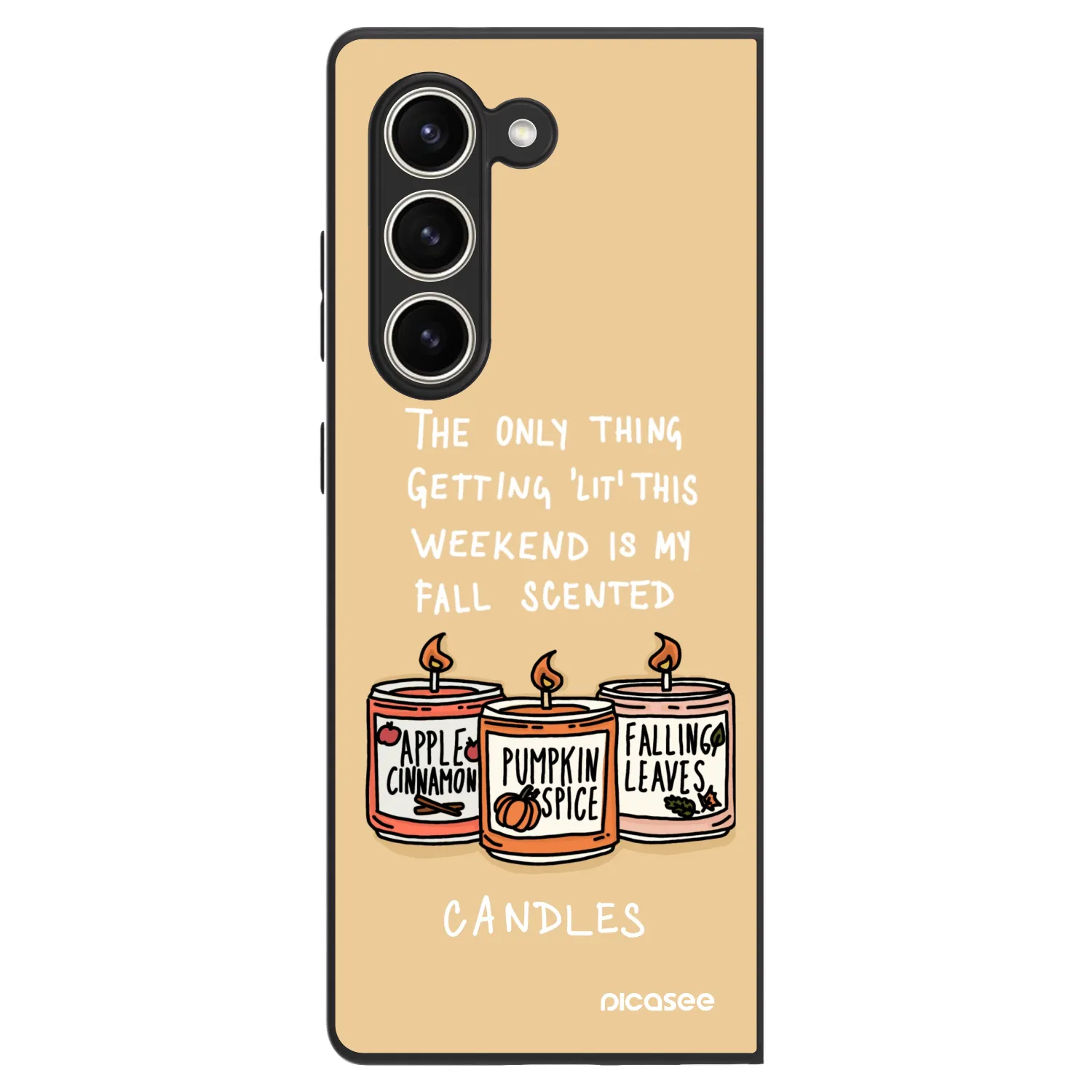 Picasee ULTIMATE CASE pentru Samsung Galaxy Z Fold5 5G - Candles