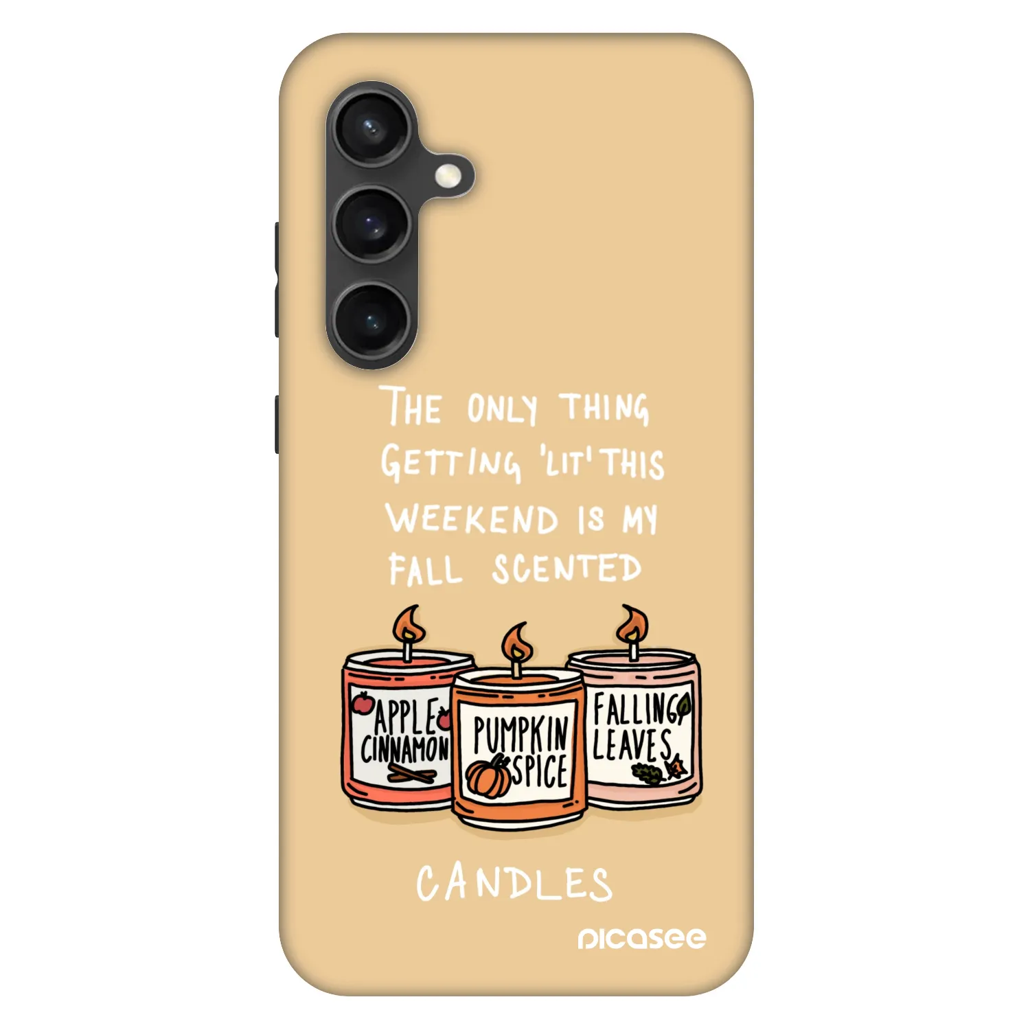 Picasee Fashion Case pentru Samsung Galaxy S24 FE S721B - Candles