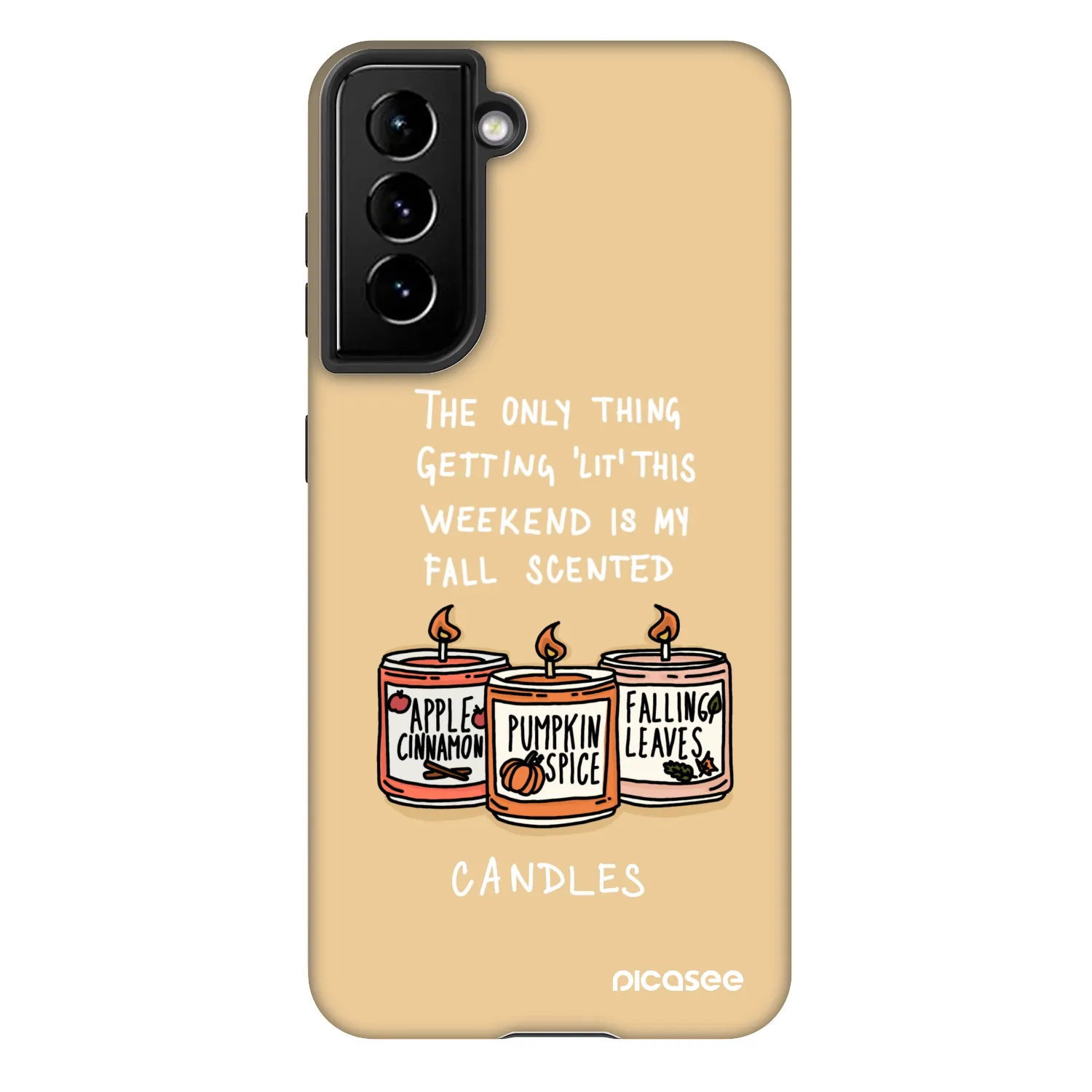 Picasee Fashion Case pentru Samsung Galaxy S21 5G G991B - Candles