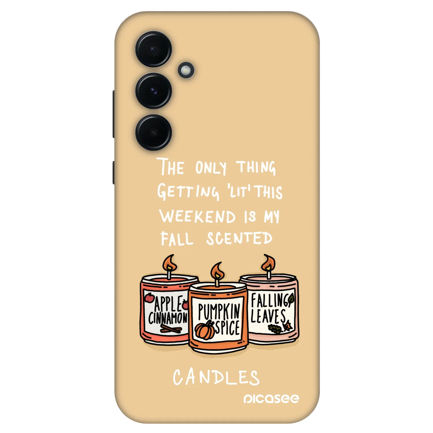 Picasee Fashion Case pentru Samsung Galaxy A55 5G A556B - Candles