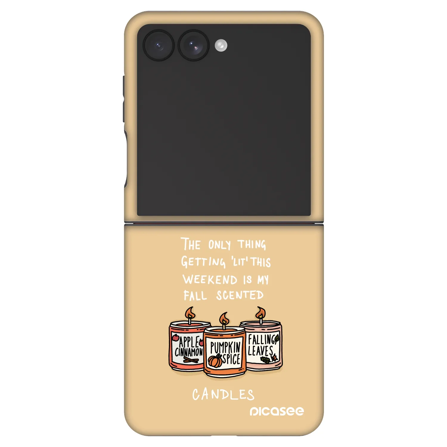 Picasee Fashion Case pentru Samsung Galaxy Z Flip7 5G - Candles