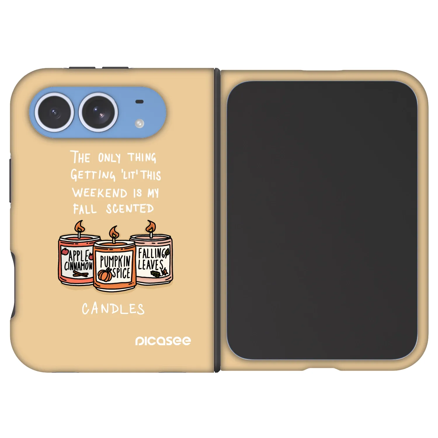 Picasee Fashion Case MagSafe pentru Apple iPhone Duo - Candles
