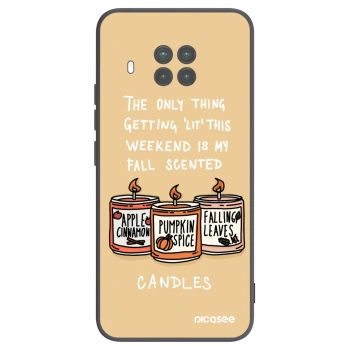Picasee husă neagră din silicon pentru Xiaomi Mi 10T Lite - Candles