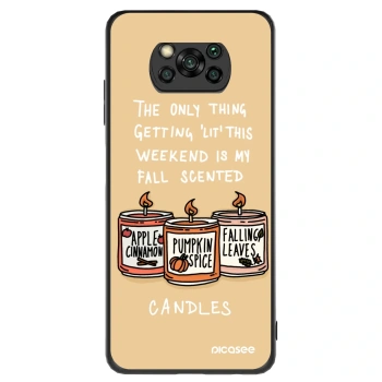 Husă pentru Xiaomi Poco X3 - Candles