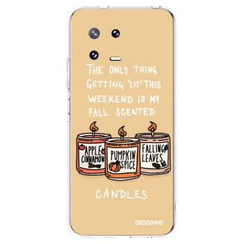 Picasee husă transparentă din silicon pentru Xiaomi 13 Pro - Candles