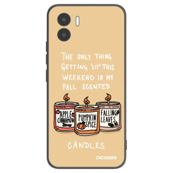 Picasee husă neagră din silicon pentru Xiaomi Redmi A2 - Candles