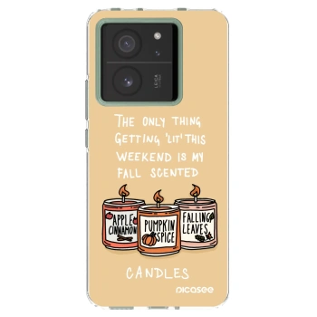 Picasee husă transparentă din silicon pentru Xiaomi 13T - Candles