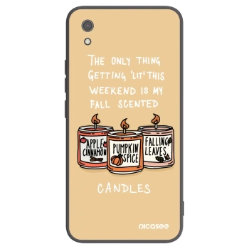 Picasee husă neagră din silicon pentru Xiaomi Redmi 7A - Candles