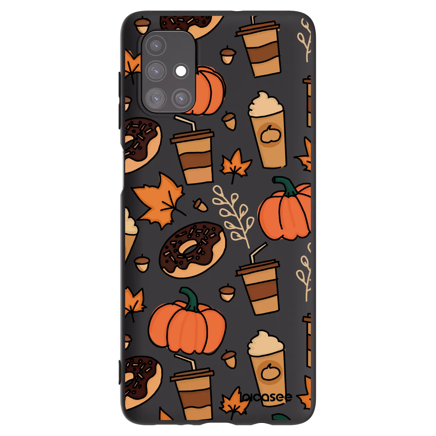 Picasee husă neagră din silicon pentru Samsung Galaxy M51 M515F - Fallovers