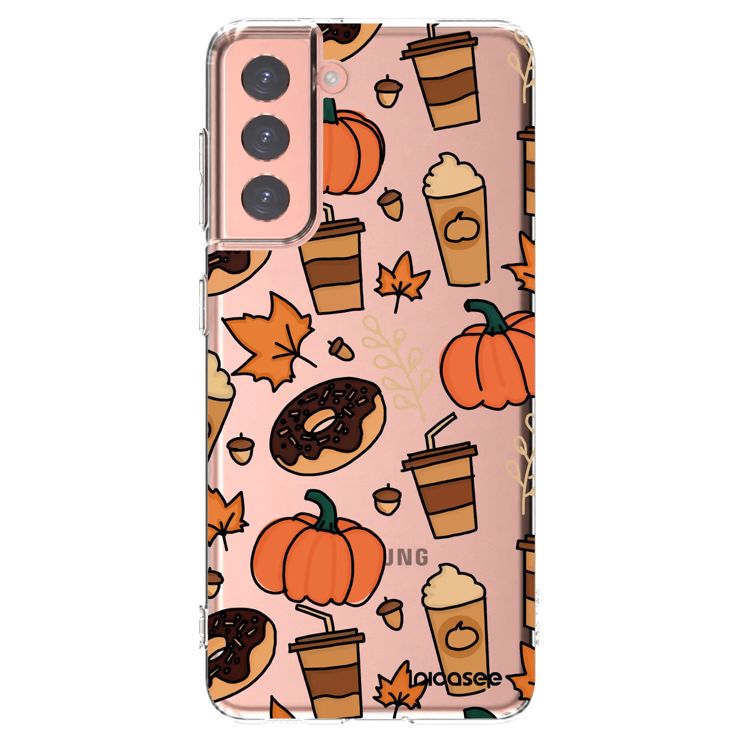 Picasee husă transparentă din silicon pentru Samsung Galaxy S21 5G G991B - Fallovers