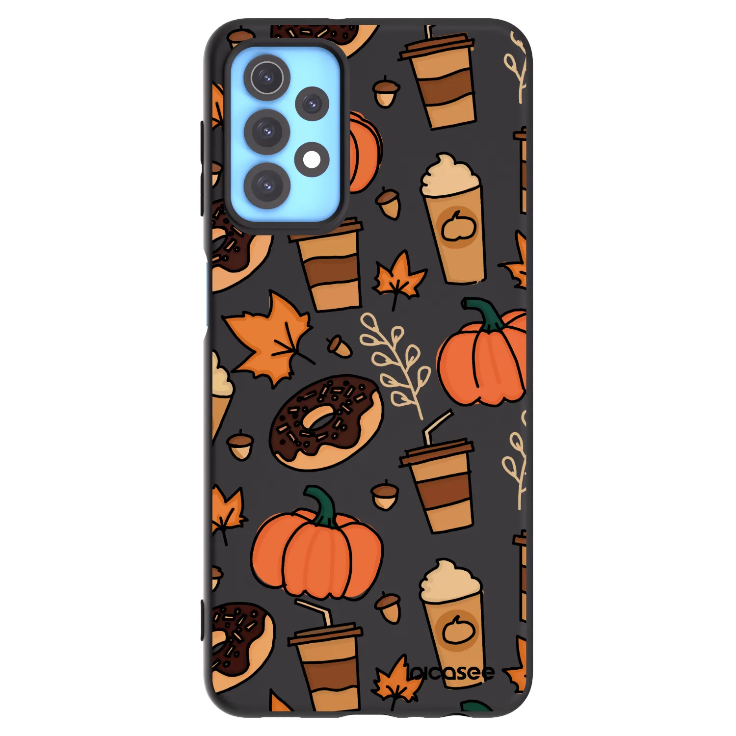 Picasee husă neagră din silicon pentru Samsung Galaxy A32 4G SM-A325F - Fallovers