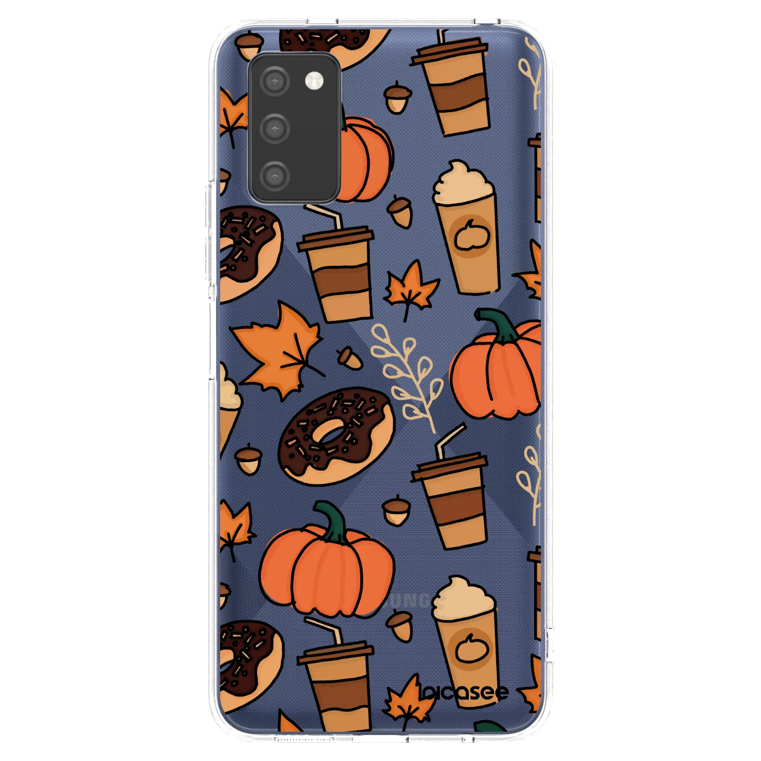 Picasee husă transparentă din silicon pentru Samsung Galaxy A03s A037G - Fallovers