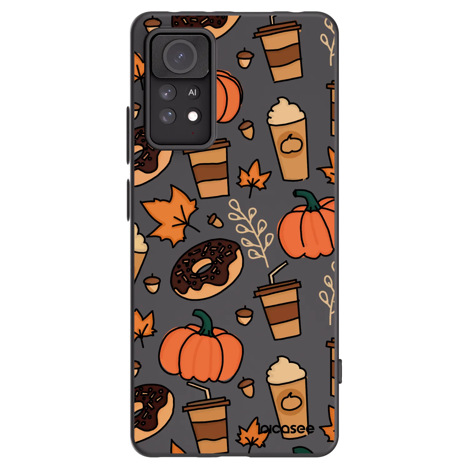 Picasee husă neagră din silicon pentru Xiaomi Redmi Note 11 Pro - Fallovers