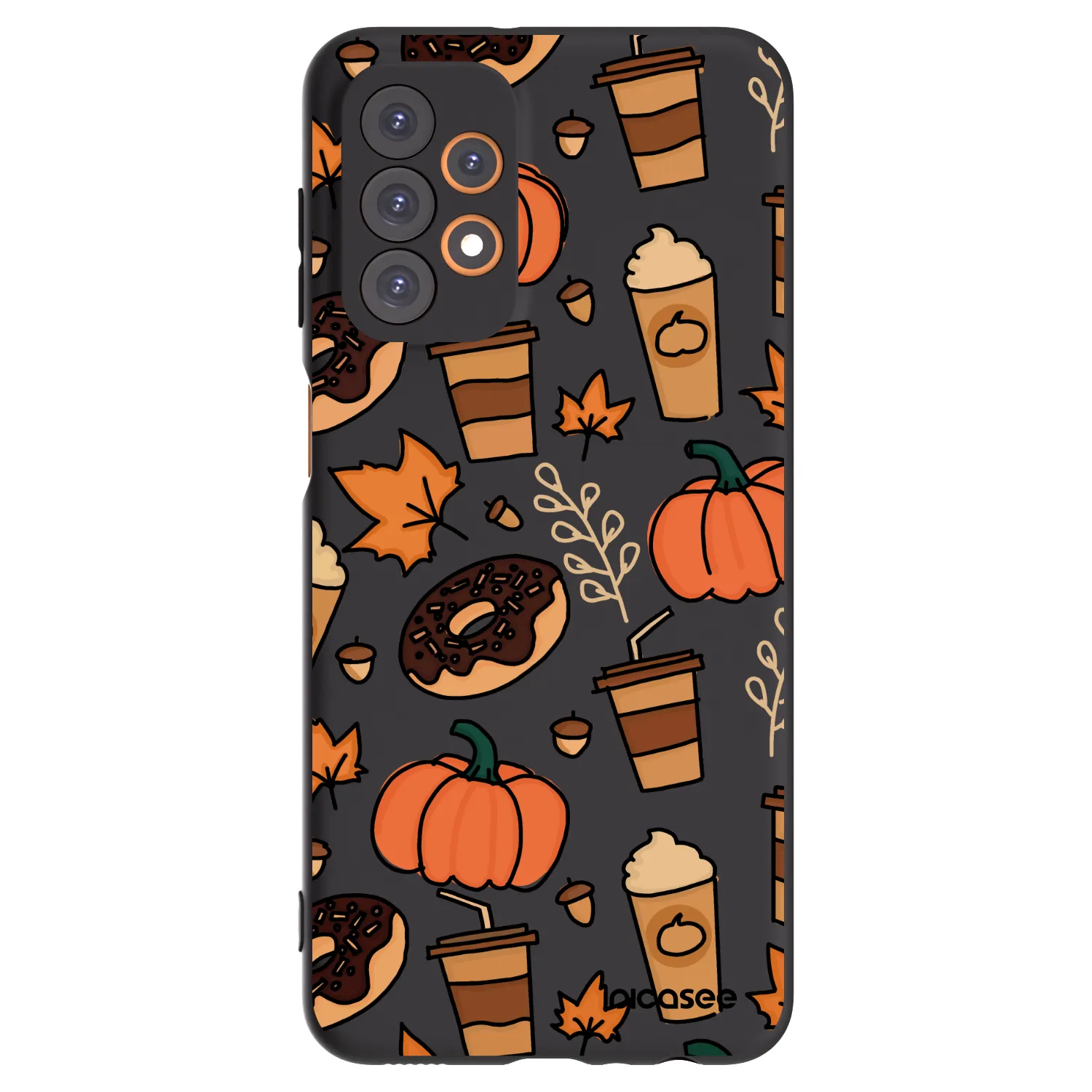 Picasee husă neagră din silicon pentru Samsung Galaxy A23 A235F 4G - Fallovers