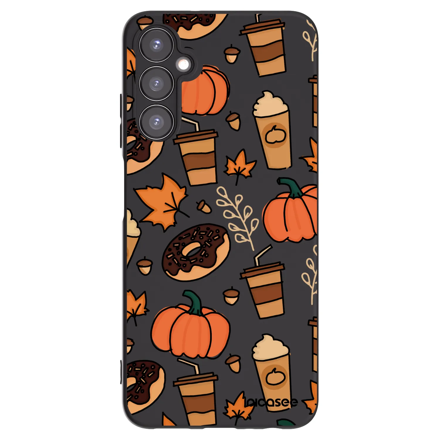 Picasee husă neagră din silicon pentru Samsung Galaxy A05s A057G - Fallovers