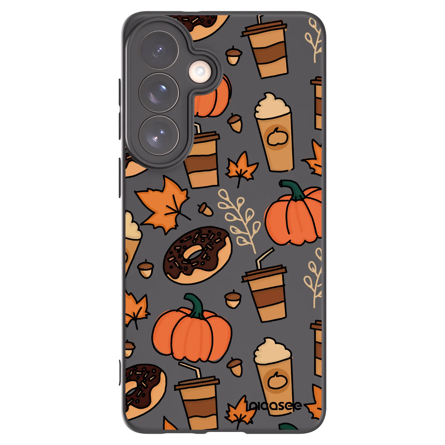 Picasee husă neagră din silicon pentru Samsung Galaxy S26+ - Fallovers