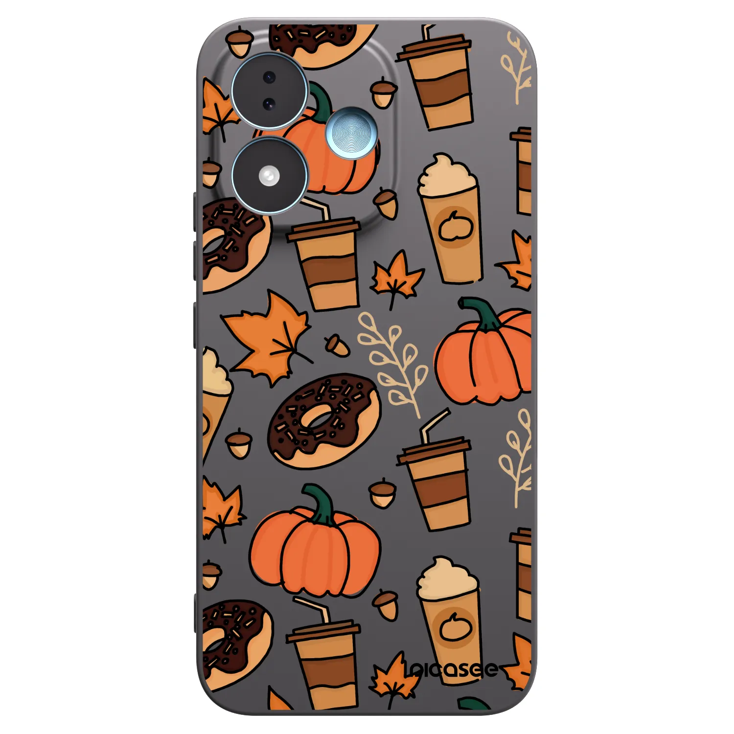 Picasee husă neagră din silicon pentru Xiaomi Redmi Note 17 5G - Fallovers