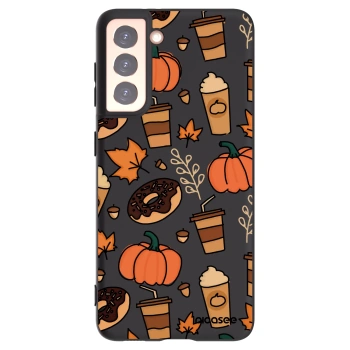 Picasee husă neagră din silicon pentru Samsung Galaxy S21 5G G991B - Fallovers