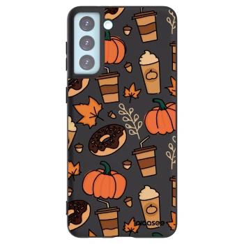 Picasee husă neagră din silicon pentru Samsung Galaxy S21+ 5G G996F - Fallovers