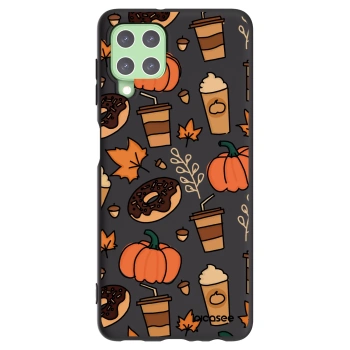 Picasee husă neagră din silicon pentru Samsung Galaxy A22 A225F 4G - Fallovers