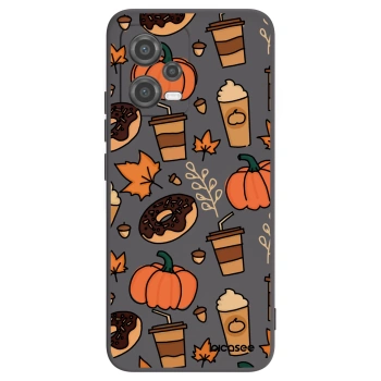 Picasee husă neagră din silicon pentru Xiaomi Poco X5 - Fallovers