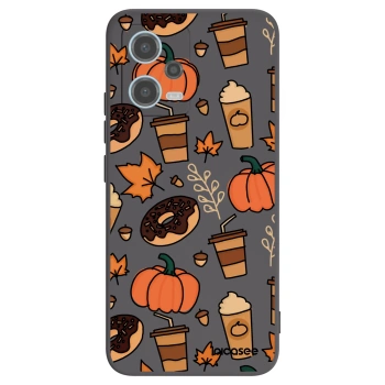 Picasee husă neagră din silicon pentru Xiaomi Redmi Note 12 5G - Fallovers