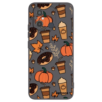 Picasee husă neagră din silicon pentru Xiaomi Redmi 12C - Fallovers