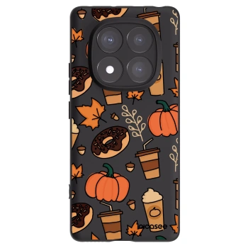Picasee husă neagră din silicon pentru Xiaomi Redmi Note 14 Pro 5G - Fallovers