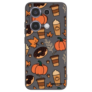 Picasee husă neagră din silicon pentru Xiaomi Redmi Note 14S - Fallovers