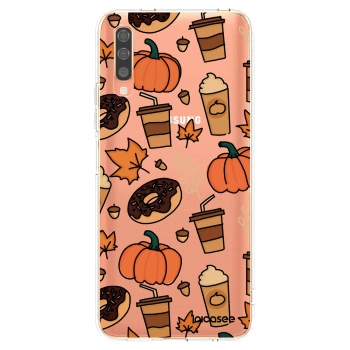 Picasee husă transparentă din silicon pentru Samsung Galaxy A70 A705F - Fallovers