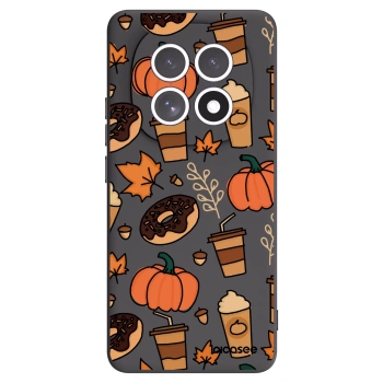 Picasee husă neagră din silicon pentru Xiaomi Redmi Note 15 4G - Fallovers