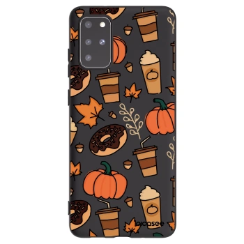 Picasee husă neagră din silicon pentru Samsung Galaxy S20+ G985F - Fallovers