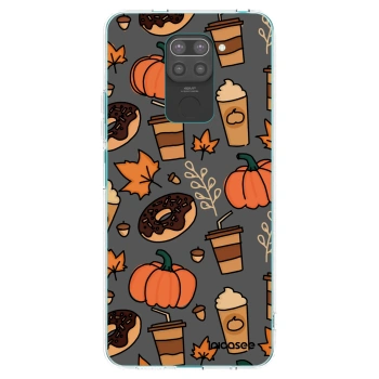 Picasee husă neagră din silicon pentru Xiaomi Redmi Note 9 - Fallovers