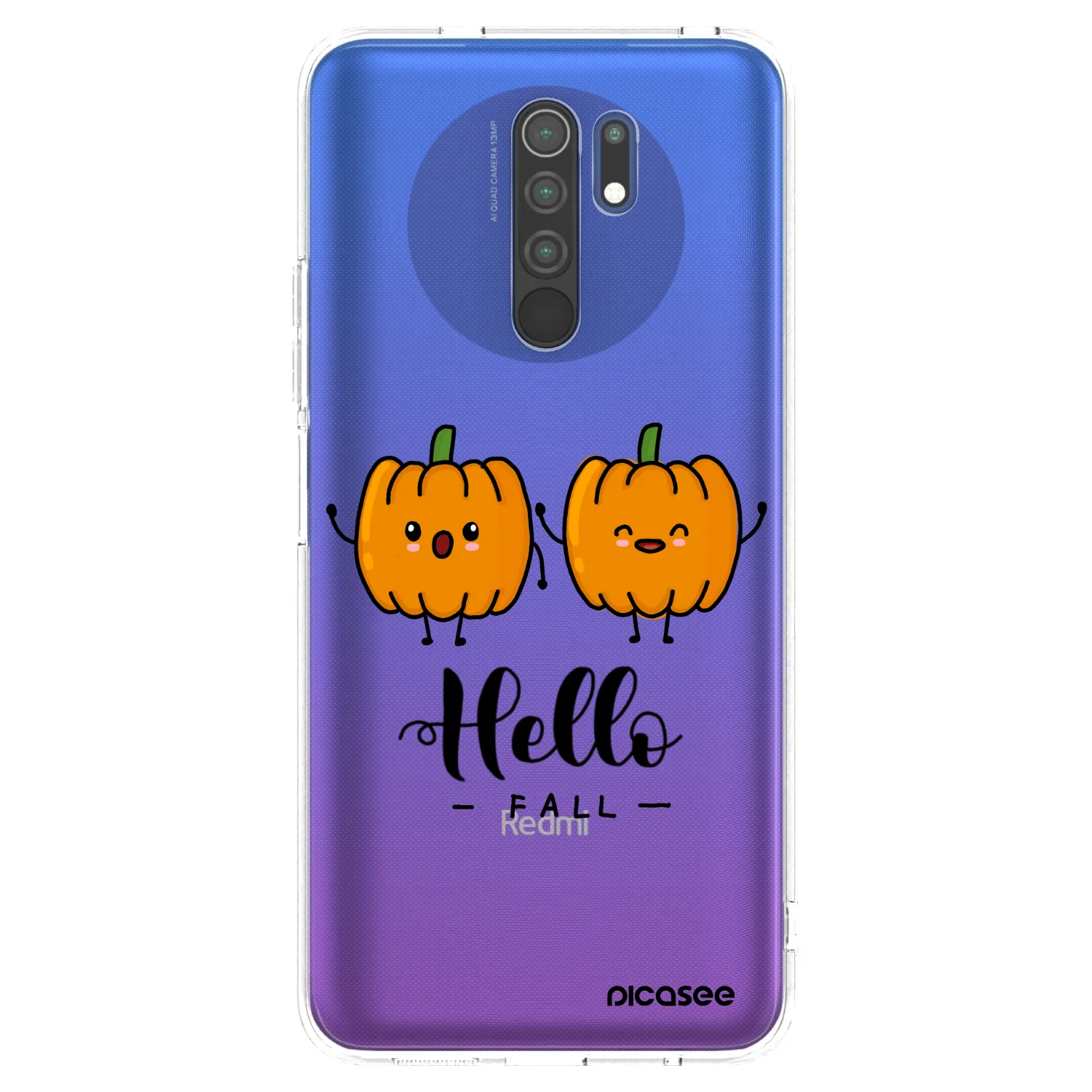 Picasee husă transparentă din silicon pentru Xiaomi Redmi 9 - Hallo Fall
