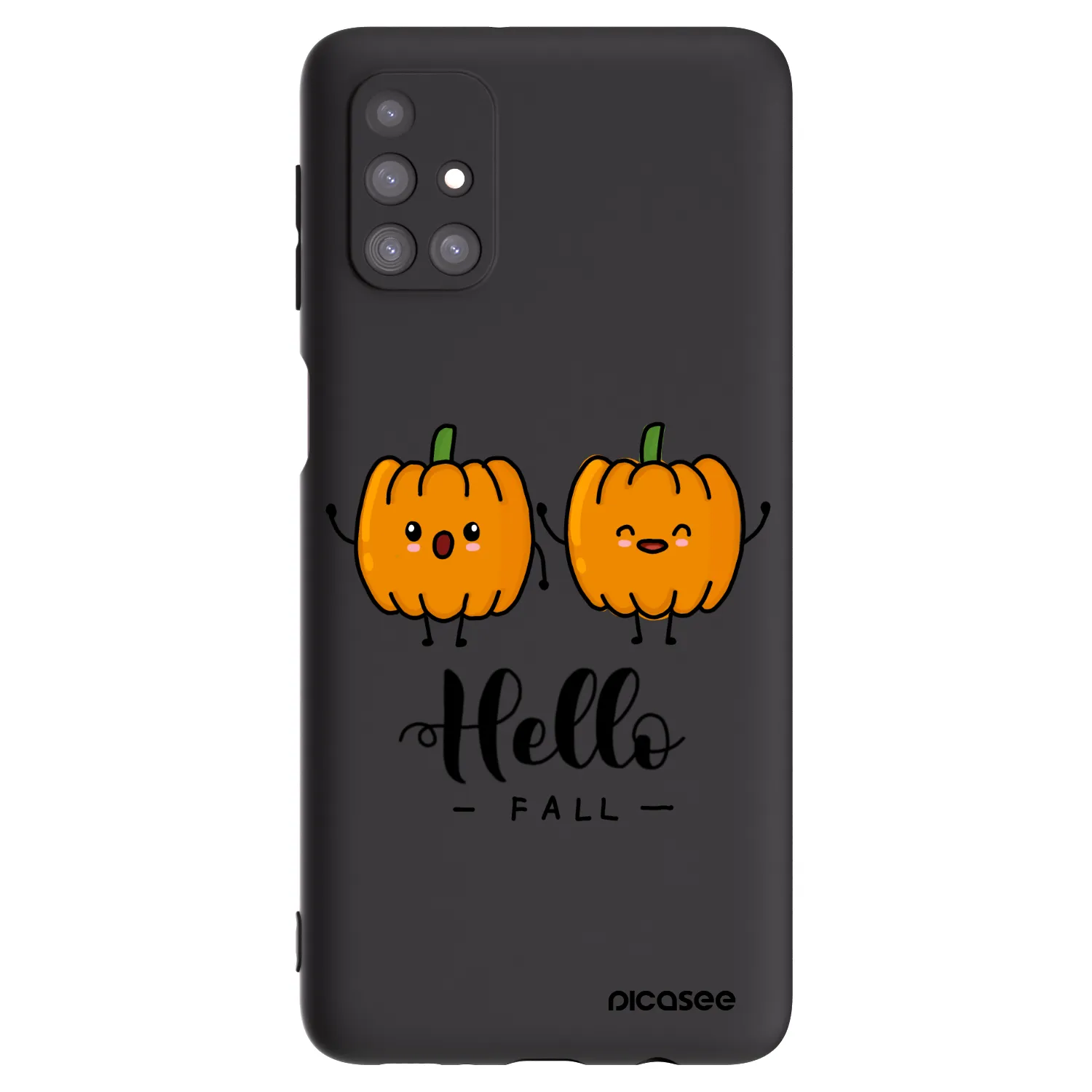 Picasee husă neagră din silicon pentru Samsung Galaxy M31s - Hallo Fall