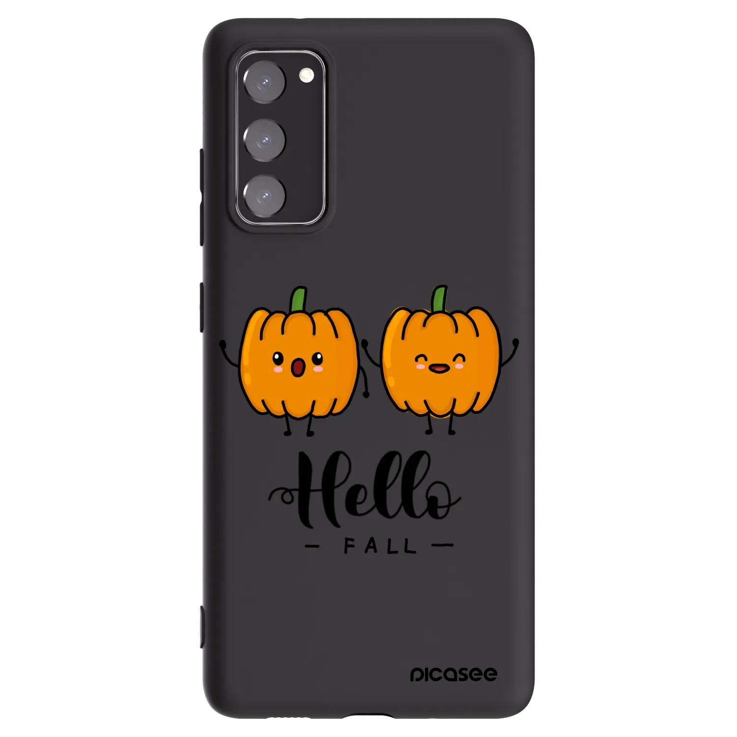 Picasee husă neagră din silicon pentru Samsung Galaxy S20 FE - Hallo Fall