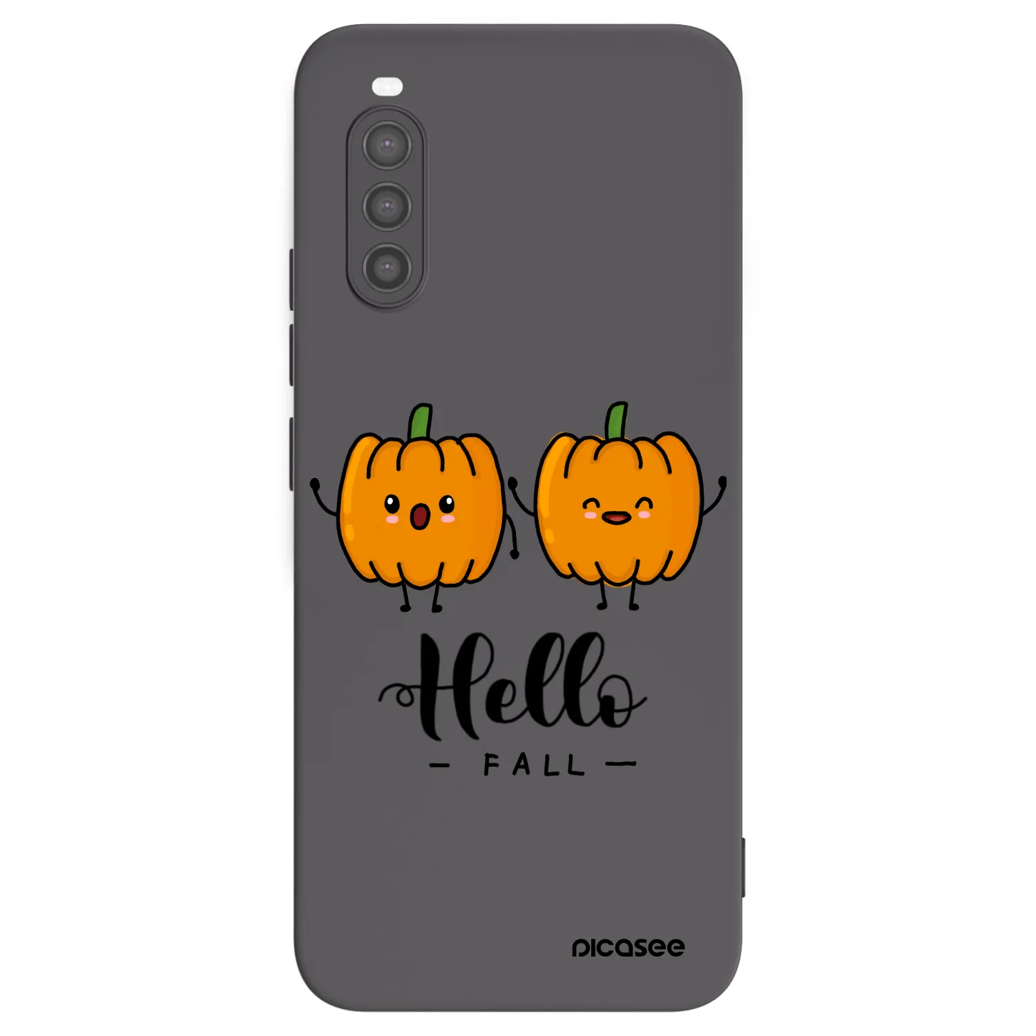 Picasee husă neagră din silicon pentru Sony Xperia 10 II - Hallo Fall