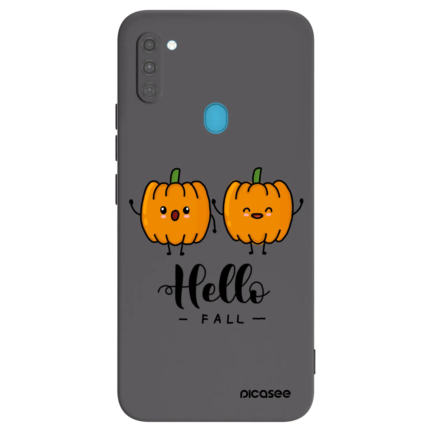 Picasee husă neagră din silicon pentru Samsung Galaxy M11 - Hallo Fall
