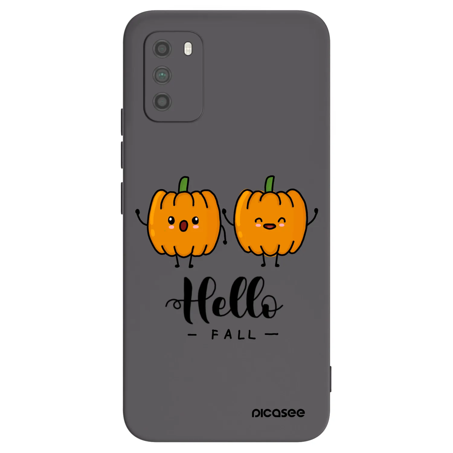 Picasee husă neagră din silicon pentru Xiaomi Poco M3 - Hallo Fall