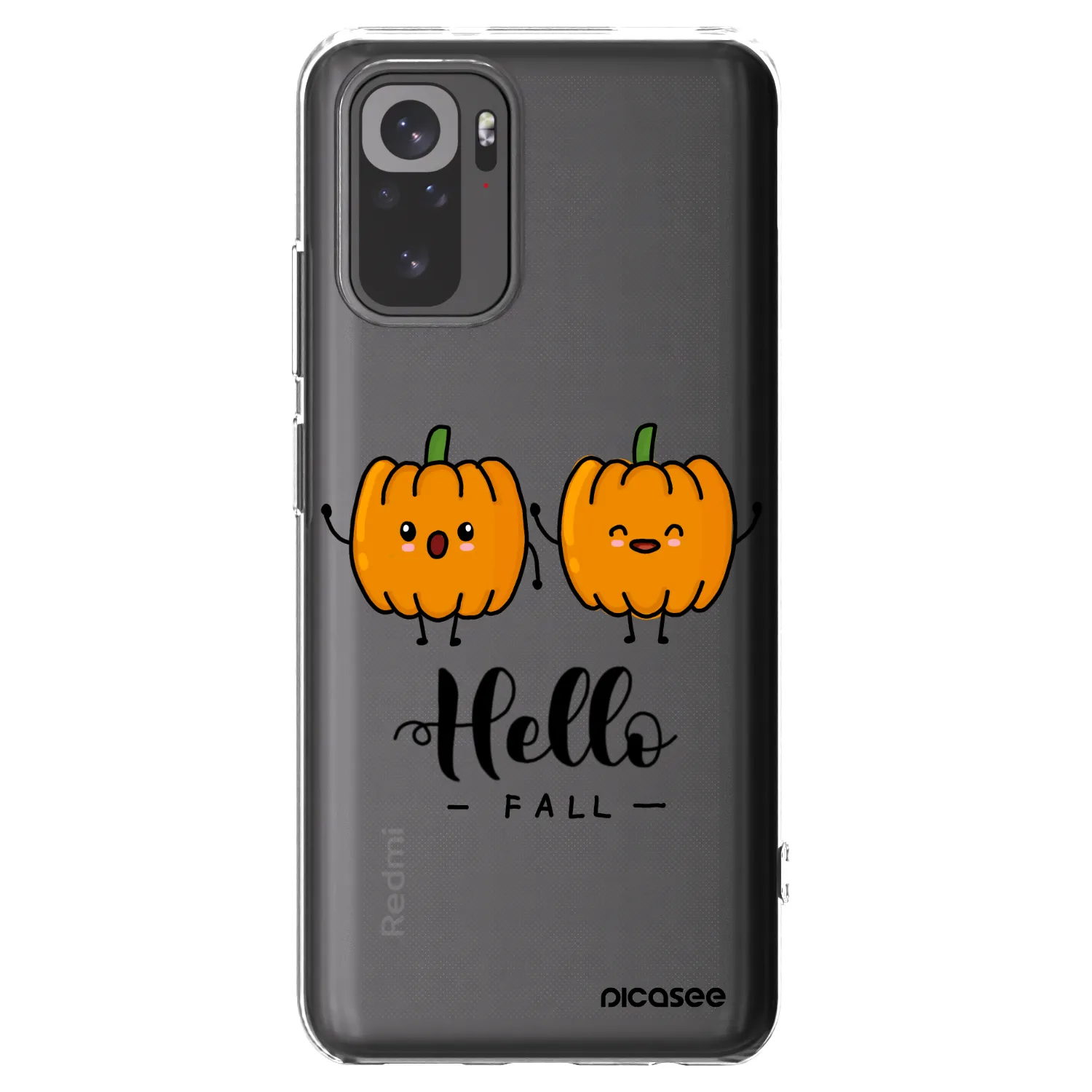 Picasee husă transparentă din silicon pentru Xiaomi Redmi Note 10 - Hallo Fall
