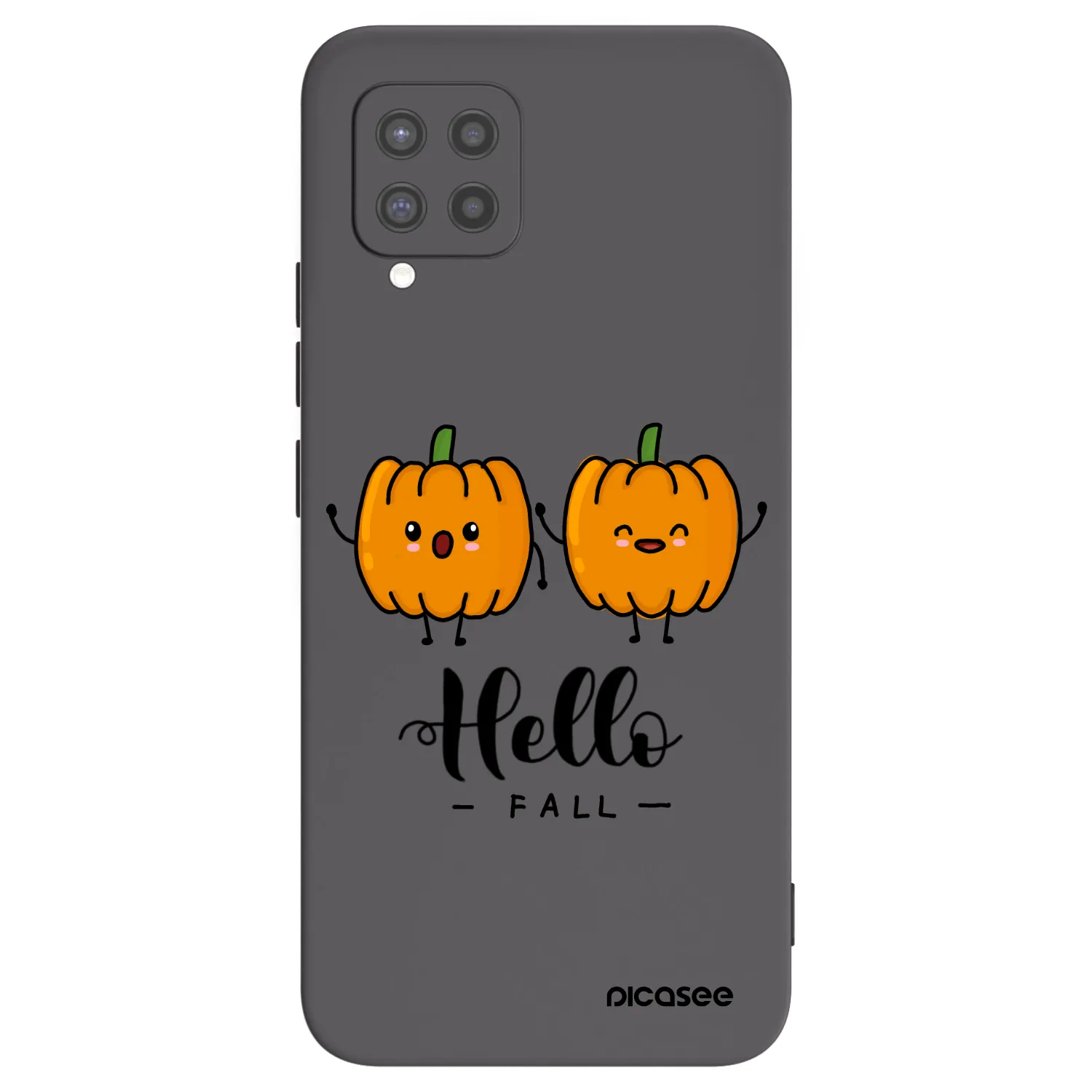 Picasee husă neagră din silicon pentru Samsung Galaxy A42 A426B - Hallo Fall