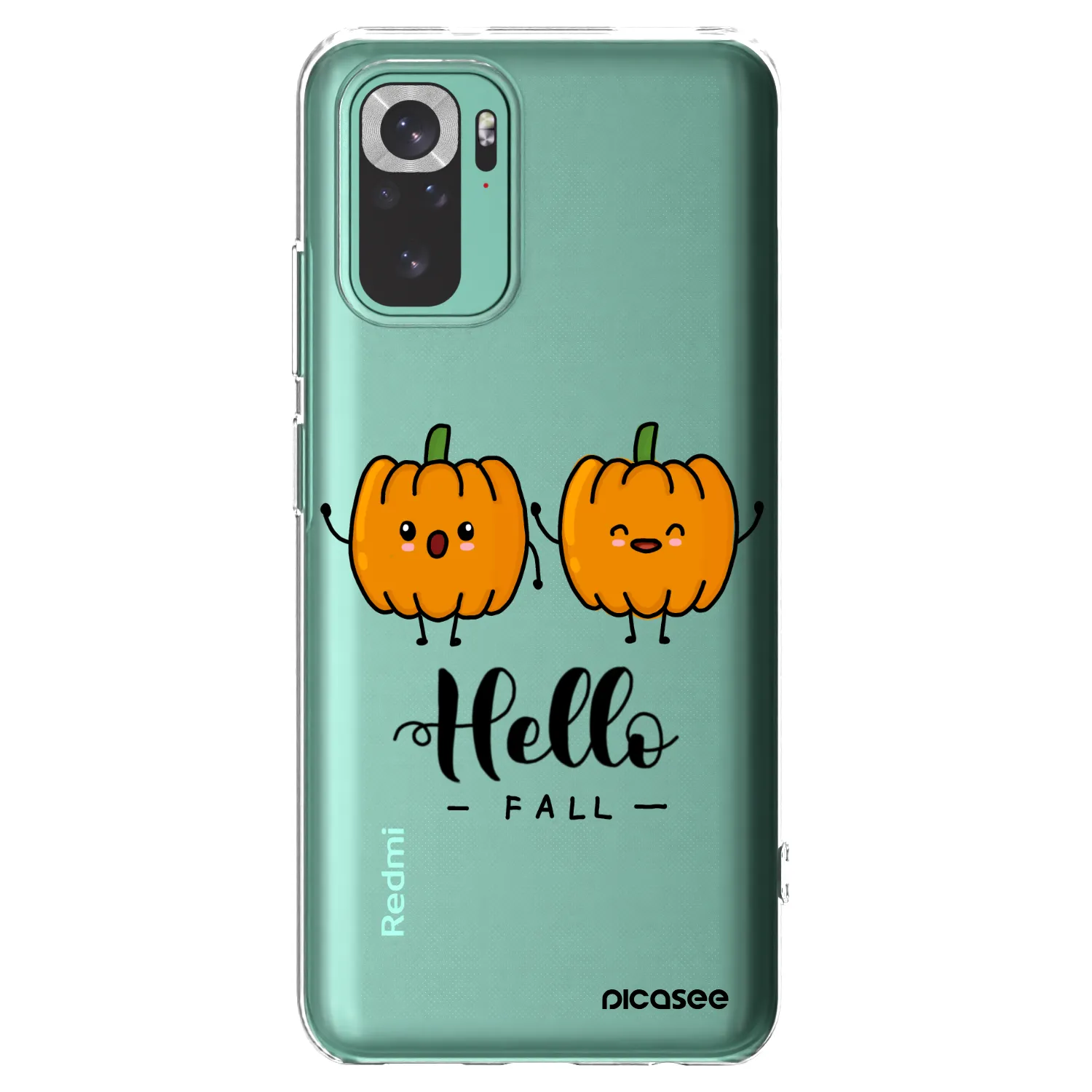 Picasee husă transparentă din silicon pentru Xiaomi Redmi Note 10 Pro - Hallo Fall